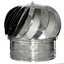 Pălărie rotativă din inox pentru coșuri de fum - Ø 180mm